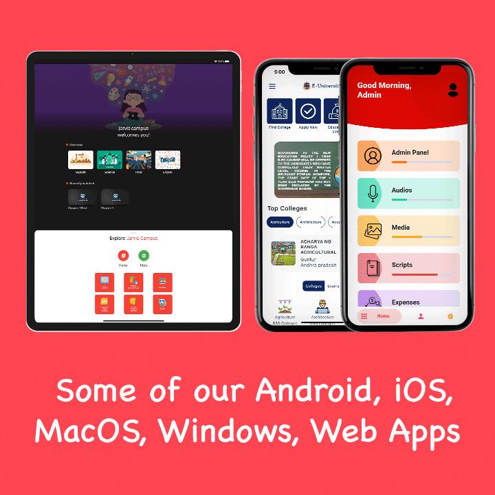 iOS, Android, and Web Apps